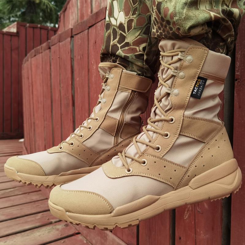 Модные высококачественные тактические ботинки специального назначения, мужские ботинки для пустыни, походные ботинки, легкие мужские ботинки, большой размер 49