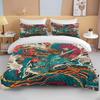 Chinese Dragon Bedding 3 Piece Set King Size Double Bed Bedding Set Microfiber or Polyester Duvet Cover Set  Bedroom Bed Set