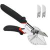 FLORA GUARD Mole Cutter, Angle Scissors, Multi-Angle Scissors, Adjustable 45-135, Cuts Wood, Plastic, PVC, Includes 2 Spare Blades (JDJ)