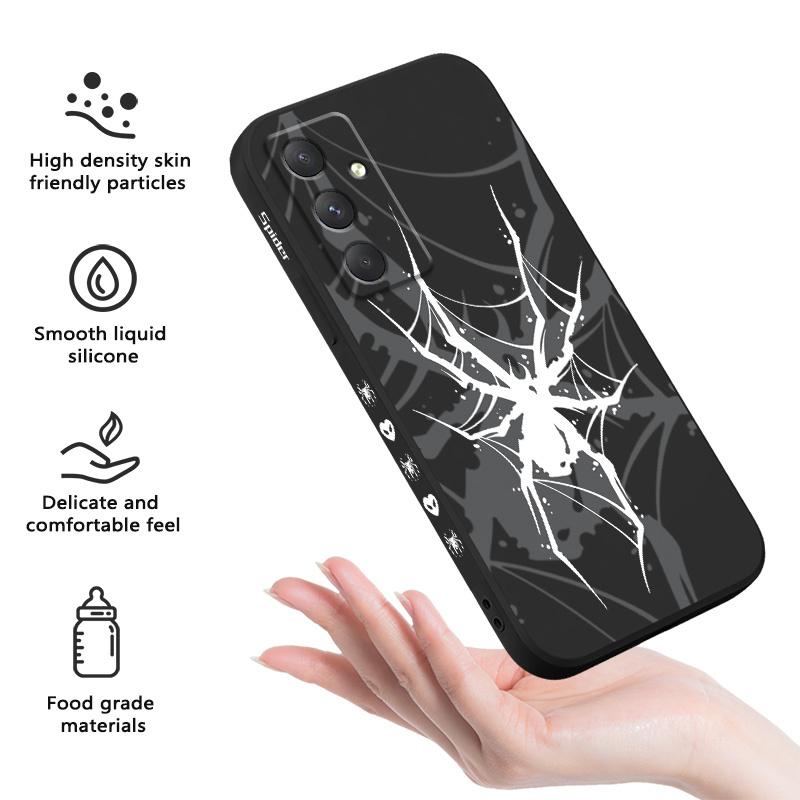Крутой чехол-паук для Samsung Galaxy A55 A35 A25 A15 A56 A36 A26 A16 A06 A05 A05S A54 A34 A24 A14 A04 A04S A04E 4G 5G