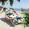 Colorful Sea Turtles and Ocean Patterns Beach towel quick-drying for travel outdoor sports jogging beach and swimming