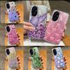 Градиентный красочный бабочка фиолетового цвета для Huawei Honor 200 400 Lite X9a X9c X8a Magic5 Lite чехлы чехлы для телефонов Fundas силиконовый мягкий бампер TPU