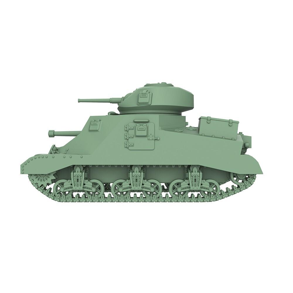 SSMODEL 1/200 Набор военной модели США M3 Grant Средний танк
