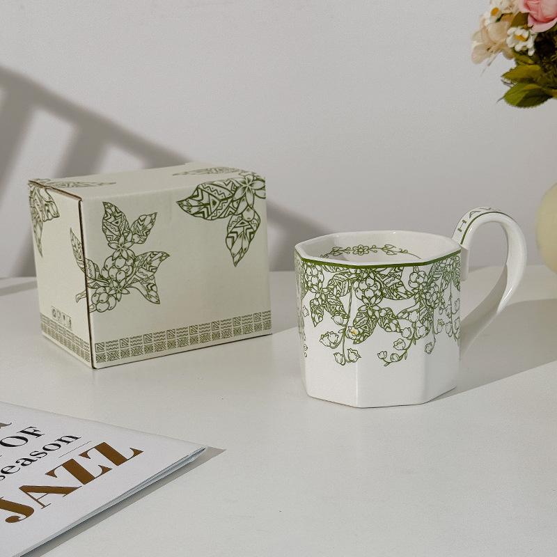 Пасторальная ручная роспись, цветущие солнечные цветы, офисная кружка, керамическая чашка для воды, кофейная чашка, подарок, креативная ручная роспись