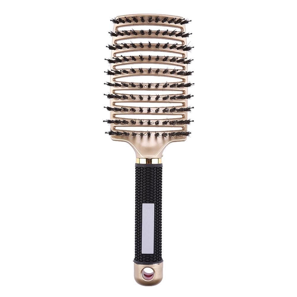 Straight Curly Hair Styling Brush Resin Bristle Portable Hair Brush Gentle Straighten Hairdressing Styling Tools for Hair Care