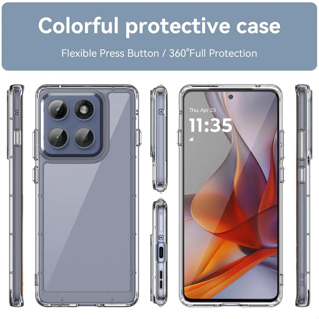 Phone Case For Phone Case For Motorola Moto Edge 2025, Clear Transparent Phone Case Cover For Motorola Moto Edge 2025
