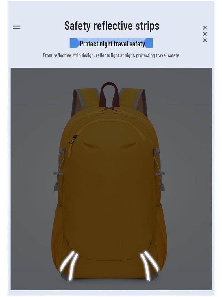 New Versatile Fashion Backpack: Casual Shoulder Bag for Outdoor Hiking, Mountaineering, and Camping.