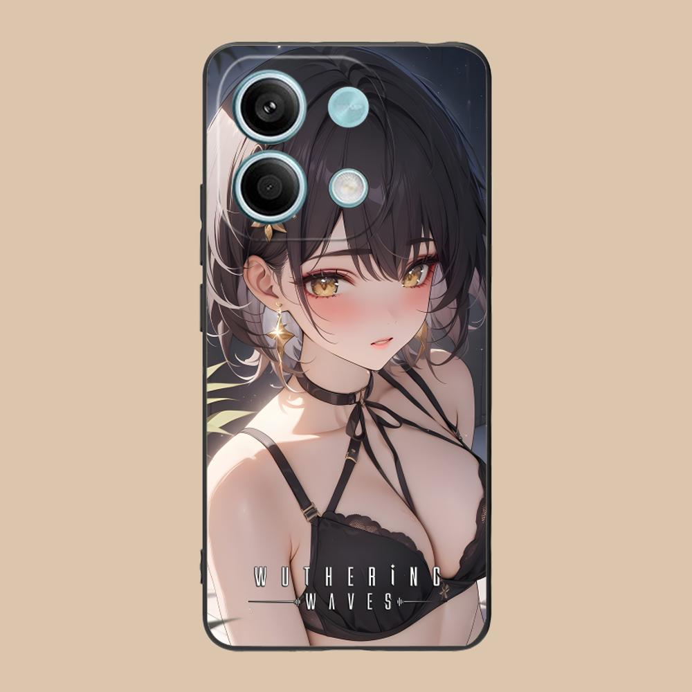 Wuthering Waves Rover Матовый ТПУ Чехол для Мобильного Телефона для Xiaomi 15 14 13 12 Mi 11 T Ultra Lite Pro S X 5G Цветной Печатный Чехол