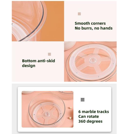 Органайзер Lazy Susan для хранения специй, вращающийся на 360 градусов, большая емкость, прозрачный поворотный столик для специй