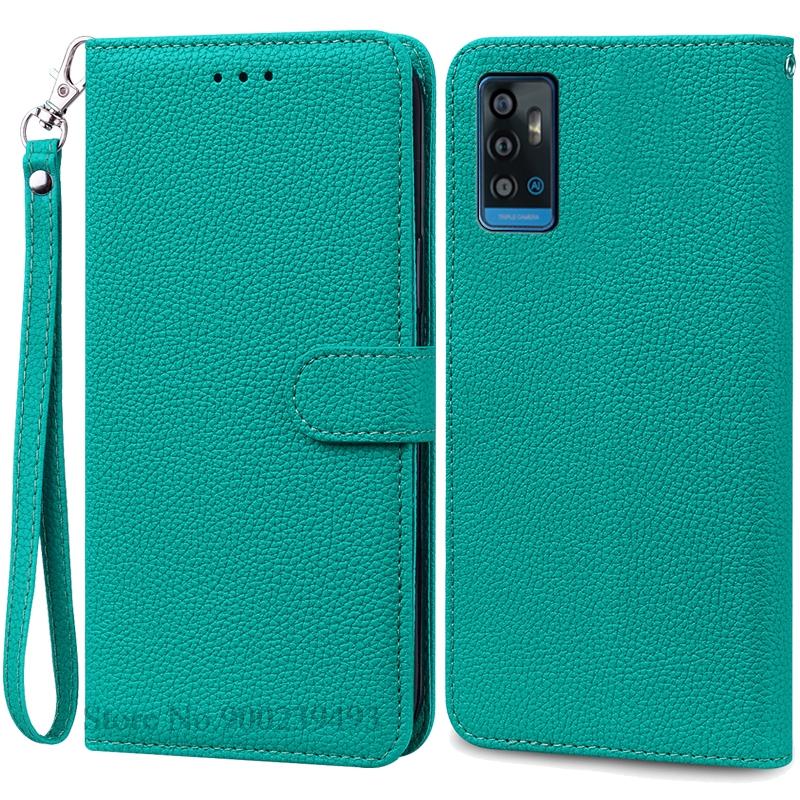 Чехол для ZTE Blade A71, мягкий силиконовый кожаный чехол-кошелек, чехол для ZTE Blade A71, мягкая задняя крышка, чехол Fundas Shell