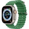 Силиконовый ремешок для Apple Watch 1/2/3/4/5/6/7/8/9/10/11/SE Ultra 1/2/3 42/44/45/46/49 мм, Зеленый