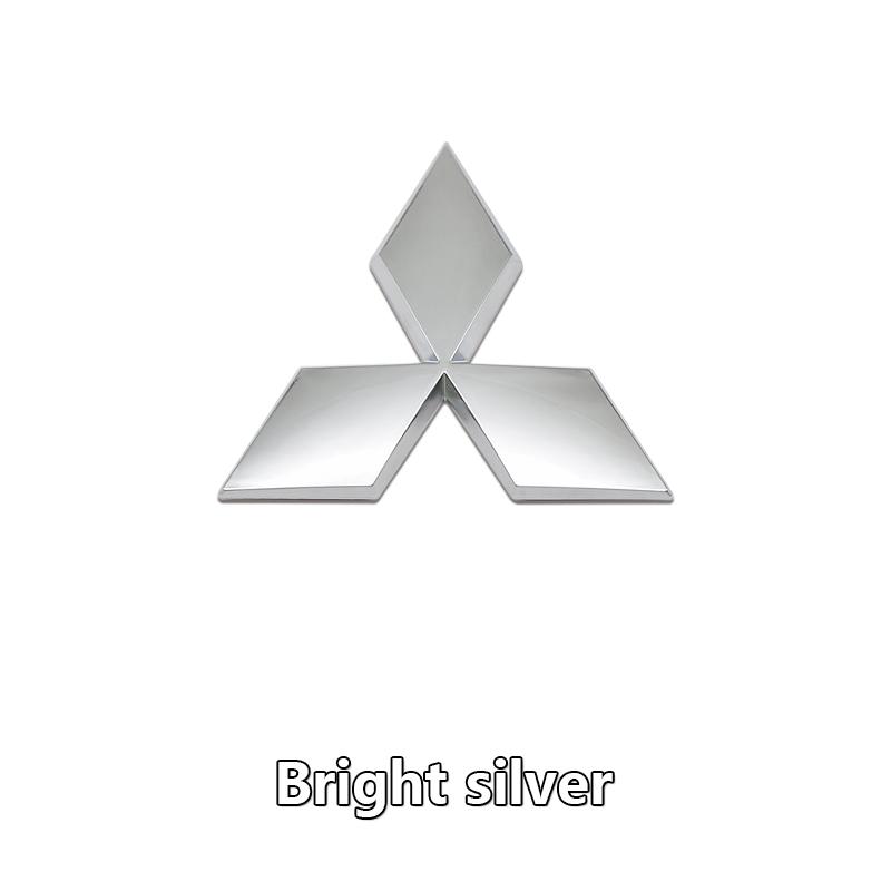 ABS Car Front Grille Logo Badge Decoration Sticker for Mitsubishi Pajero Outlander XL Montero Lancer Galant Xpander Accessories