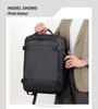 Large Capacity Men's Commuter Backpack - Fashionable, Expandable & Multifunctional Business Travel and Laptop Bag