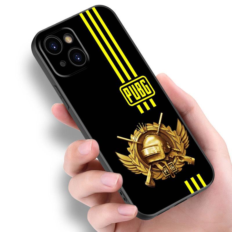 Горячий игровой чехол Pubg для Apple iPhone 12 13 Mini 11 14 15 Pro Max 7 8 Plus X XR XS SE 2020 2022 черный силиконовый чехол