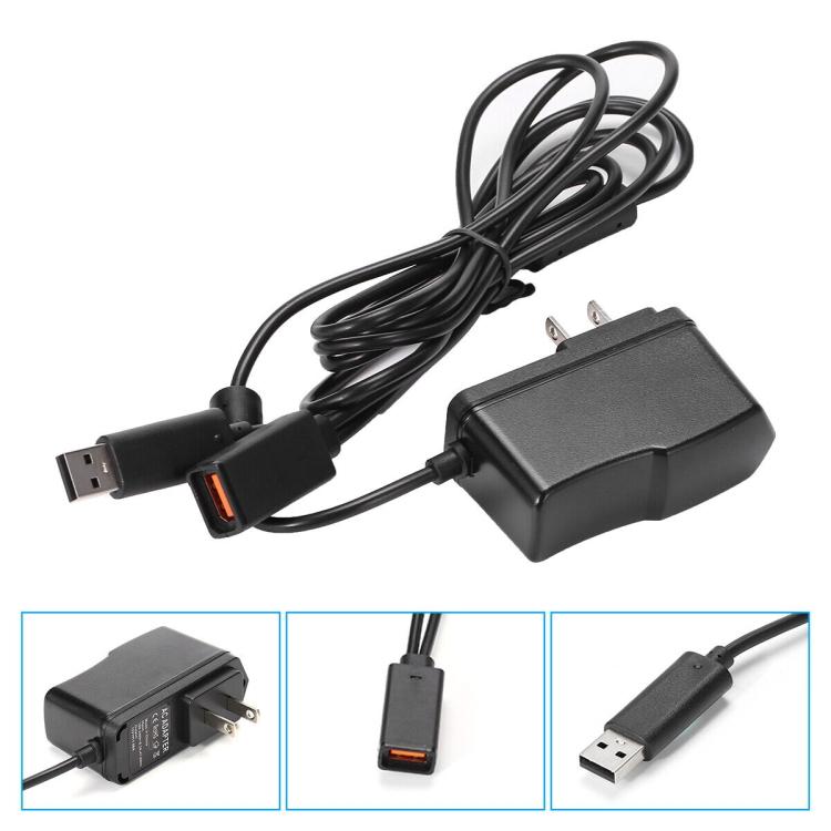 For Microsoft XBOX 360 Kinect Sensor Charger USB AC Adapter Power Supply