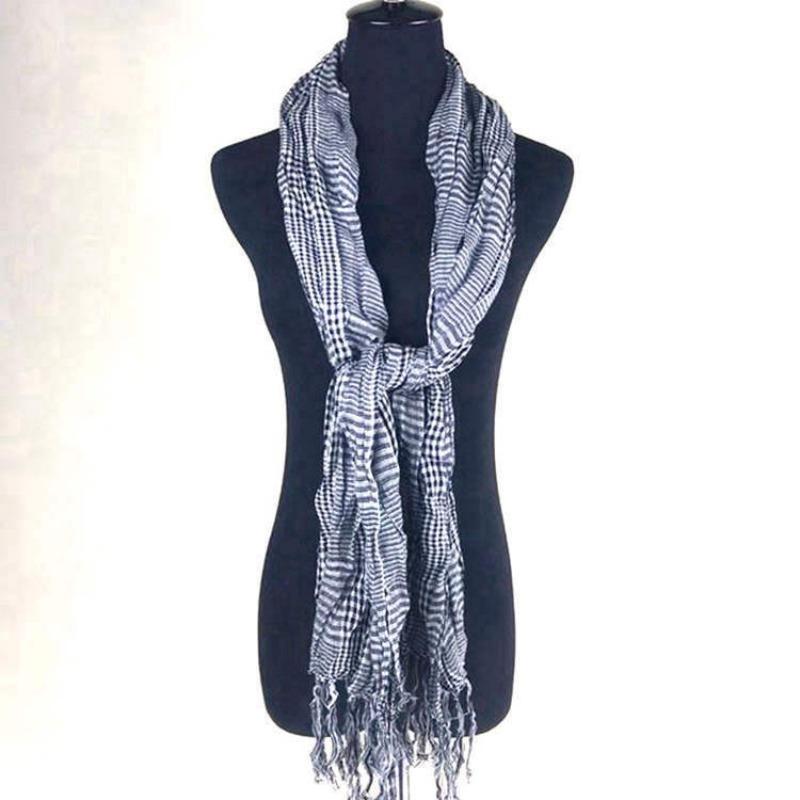 Autumn and Winter Dual-purpose Women's Imitation Cashmere Tassel Super Long Thickened Warm Color Plaid Scarf Shawl