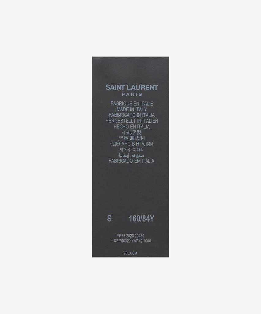 SAINT LAURENT Cashmere Wool Silk Blend Knit - Black / 766929Yapk21000