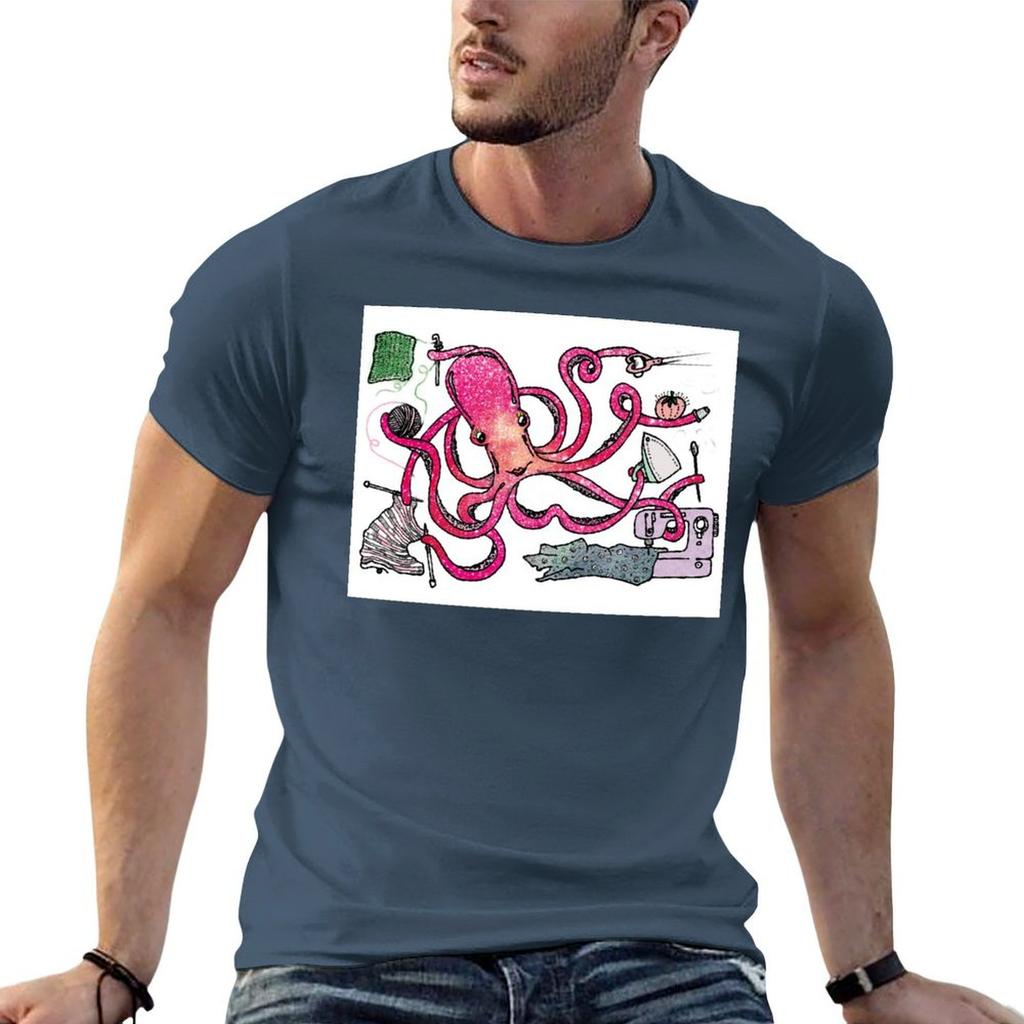 Crafty Octopus Tshirt T Shirts For Unisex Pack Cotton Unisex T Shirt Cotton 100 Unisex Tshirt Tshirt