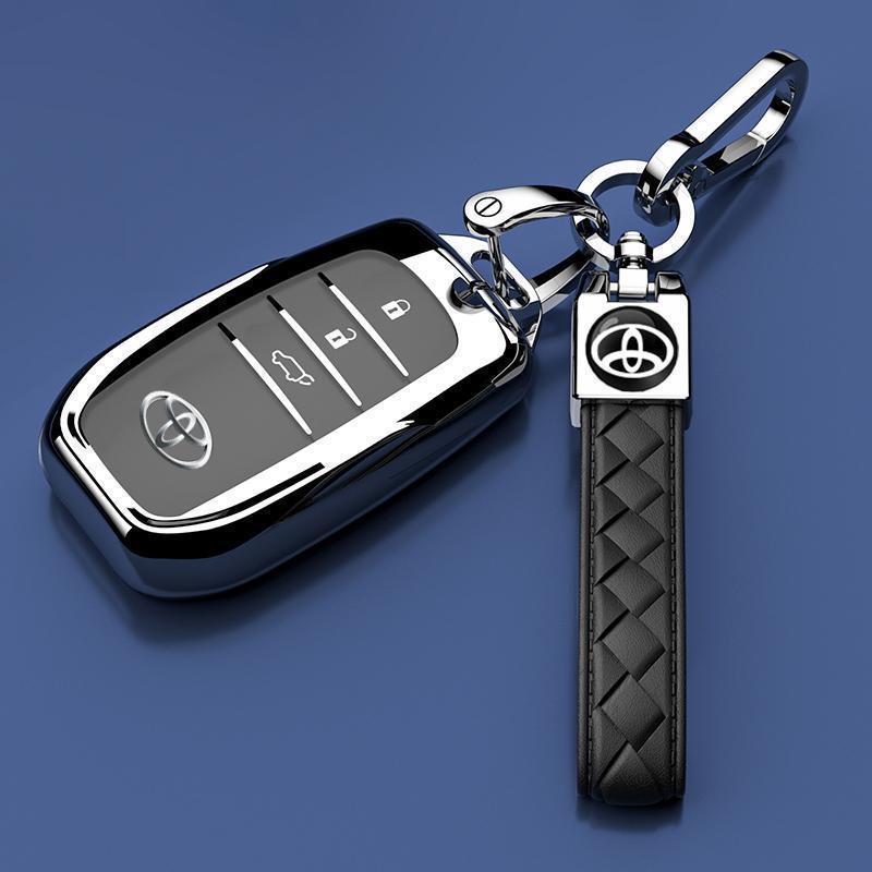 Чехол для ключа Toyota Levin: Гибридный корпус автомобиля с двумя двигателями для моделей 2024-2025 гг. - Защита с замком-ключом для мужчин