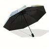 Winnie-the-Pooh, Tigger Automatic Opening and Closing Umbrella, Compact Travel Umbrella, Lightweight and Portable, Suitable for Beach Commut