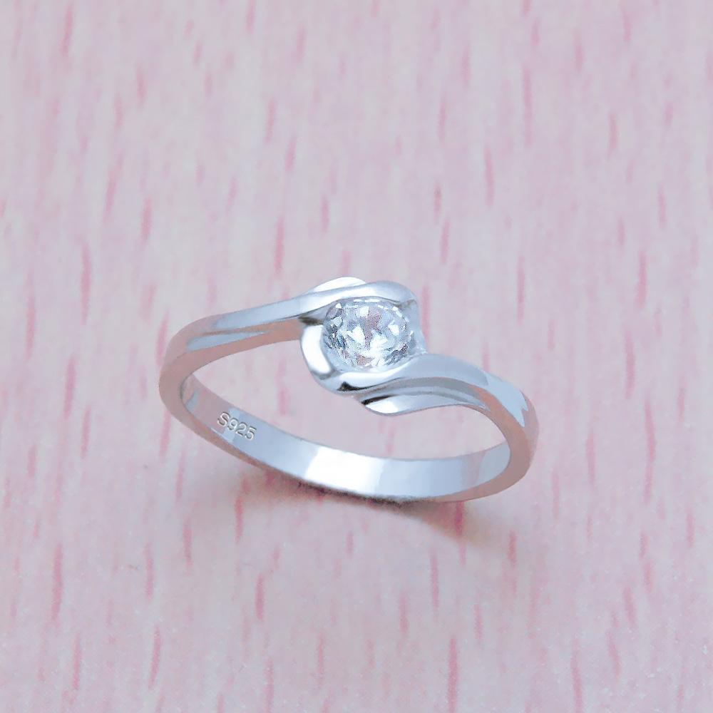 Простое толстое кольцо с 5A цирконом с платиновым покрытием для женщин, одинарное кольцо, подарок на день рождения