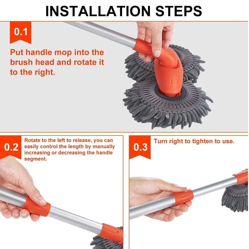 Мойщик автомобиля с длинной ручкой, трехсекционная телескопическая щетка для чистки автомобиля, щетка для чистки автомобиля, лобовое стекло