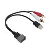 8-контактный USB 2 RCA Male Порт Кабельный Адаптер Видео Аудио Кабель Разъем Замена для Nissan Cube 2011‑2012