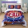 Bolton Wanderers FC Custom Name Text Bedding Set 1 Duvet Cover+2 Pillowcases Soccer Logo Personalized Gift For Special Occasion Bedroom Decor