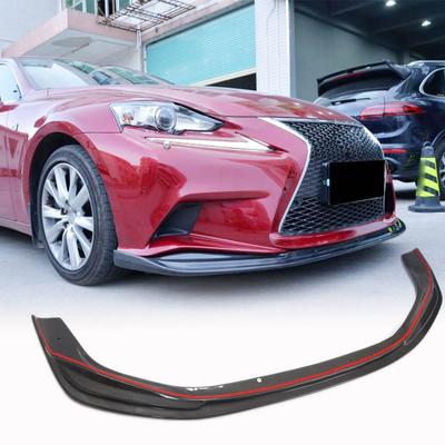 Накладка на передний бампер Lip (для F-Sport 2013-2016, Карбон) для Lexus IS 2013- гг
