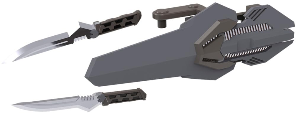 Товары поддержки моделирования KOTOBUKIYA Оружие Unit 55 Композитная пластина Unit 01 Серый Общая длина 74 мм пластиковая модель MSG Ver. приблизительно. Немасштабируемый