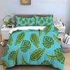 Тропические листья Пододеяльник Твин Кинг Узор пальмовых листьев Комплект постельного белья для комнаты мальчика девочки Ботанический Чехол для одеяла с листьями монстеры