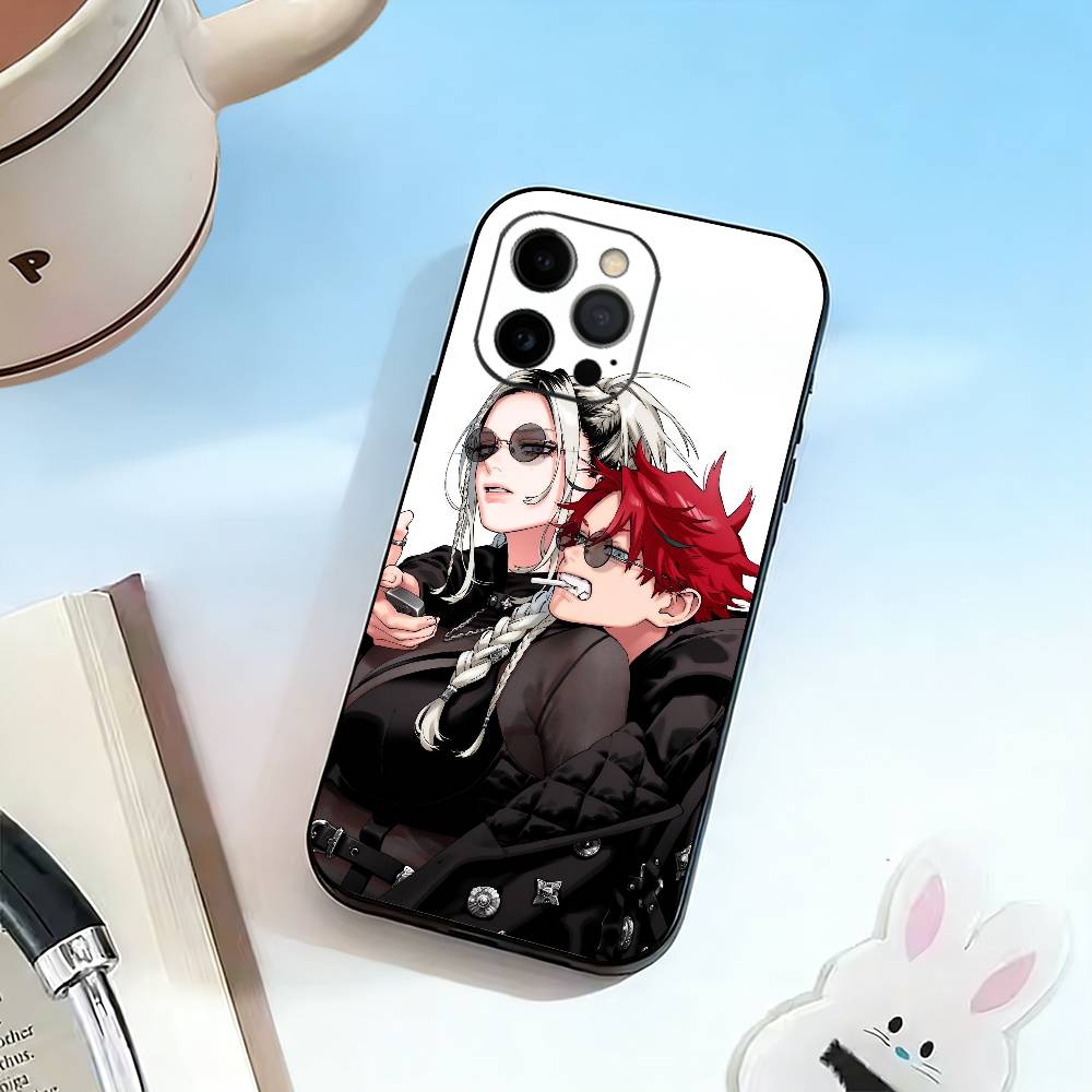 G-Gokurakugai A-Alma Чехол для телефона Силиконовый Мягкий Для IPhone 17 16 15 14 13 12 11 X XR Plus Pro Max Plus