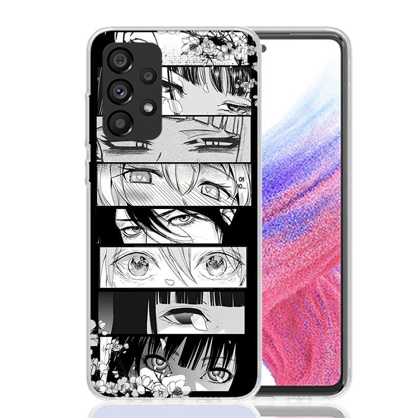 Аниме Милые Глаза Девушки Чехол для Телефона Для Samsung Galaxy A52 A32 A22 A12 A02S A50S A30S A51 A31 AA71 Note 20 Ultra 10 S10 Plus Galax