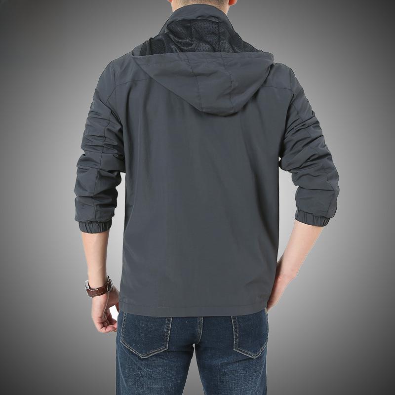 2025 Мужская быстросохнущая куртка в стиле милитари для активного отдыха - повседневная тонкая куртка весна/осень 086