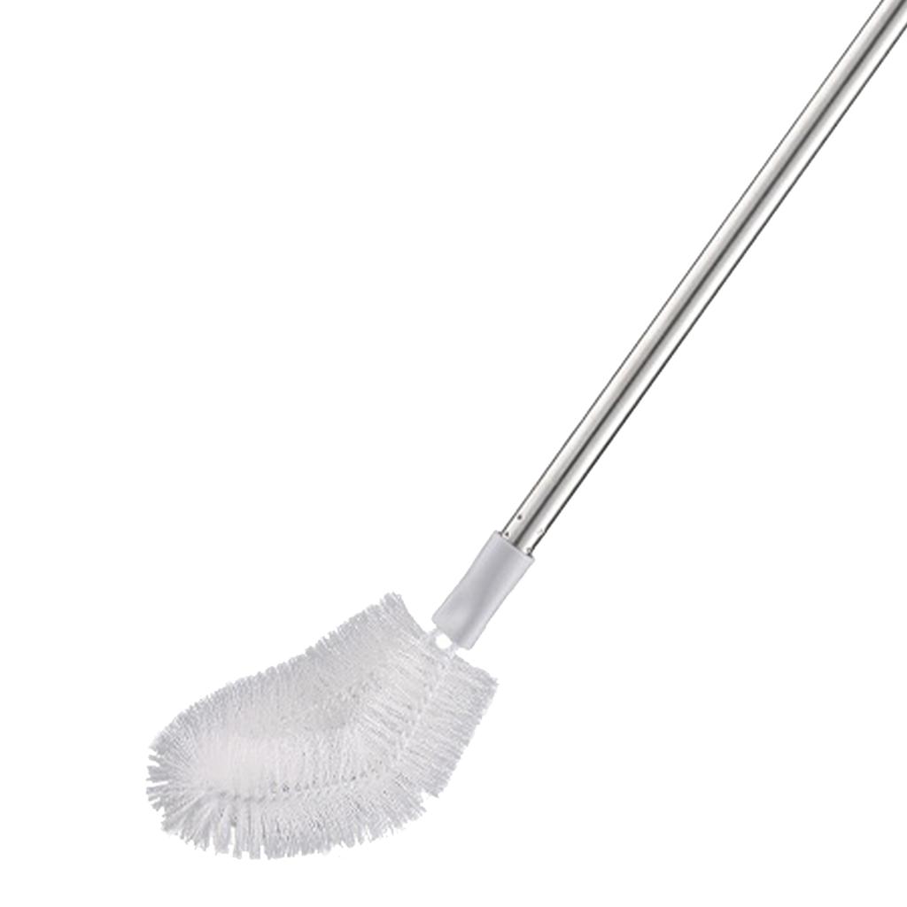 Щетка для бутылок с длинной ручкой из нержавеющей стали и гибкой головкой для мытья ведра с водой для домашнего хозяйства