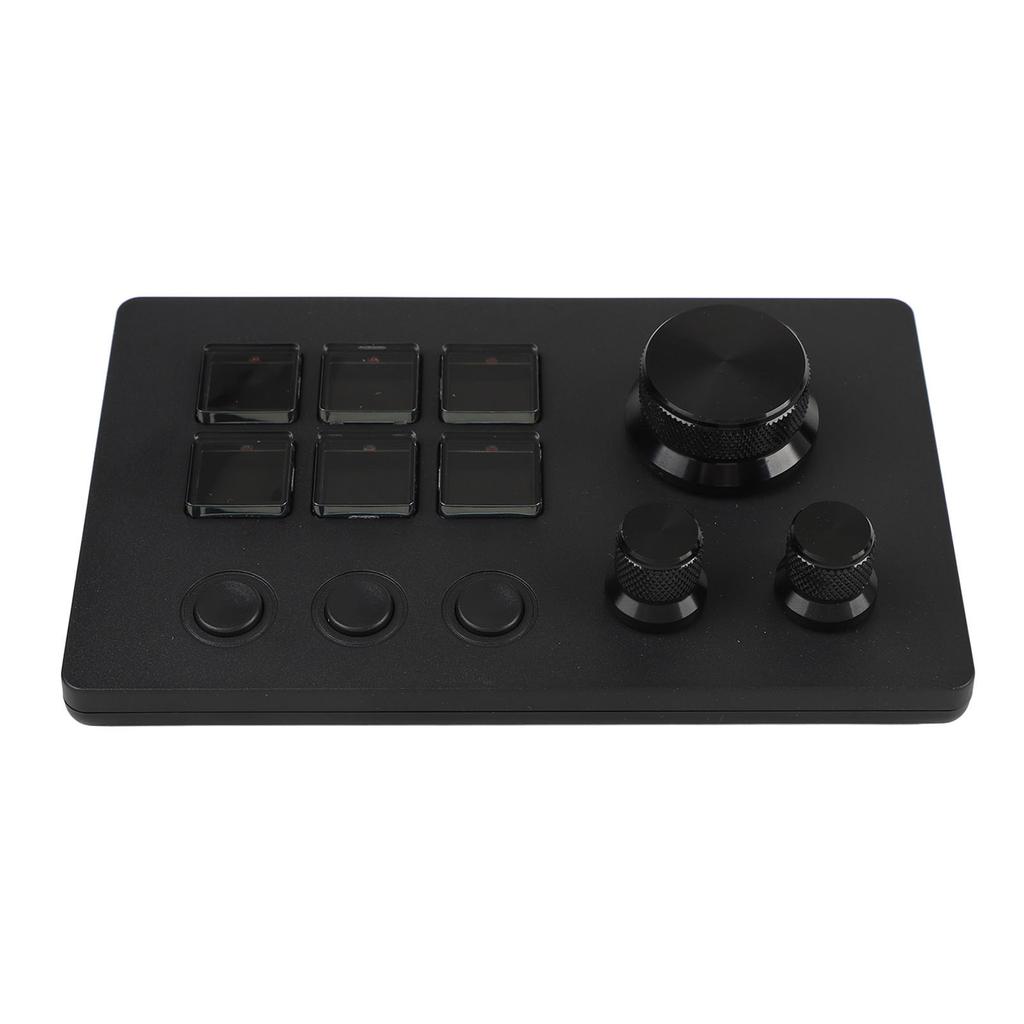 Визуальная клавиатура с ручками, 6 клавишами, ЖК-дисплей, настраиваемые кнопки, визуальная клавиатура для OBS для Twitch для OS X ПК