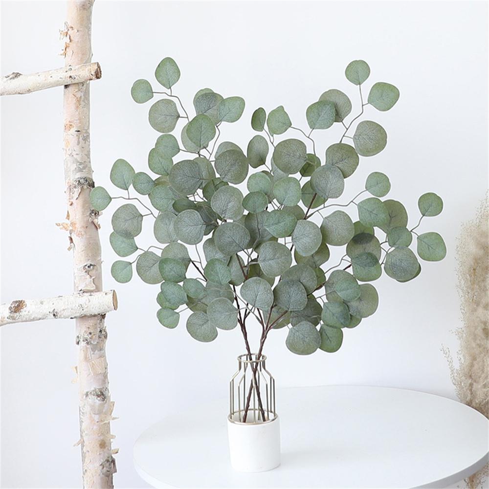 Artificial Plants Christmas Decoration Eucalyptus Leaf Vine Vase for Wedding Home Garden Rose Arch Scrapbooking Fake Flowers