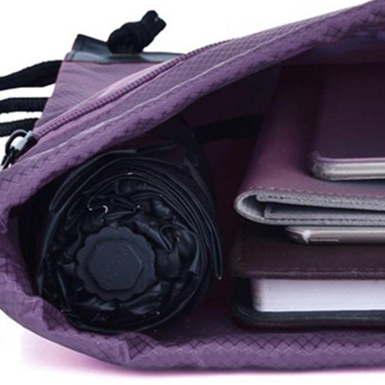 Спортивный рюкзак унисекс, складной водостойкий рюкзак на шнурке чистого цвета для тренировок