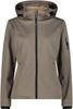 Куртка CMP Softshell Jacket Zip Hood Women (39A5006M) Женская куртка из софтшелла Meliert (39A5006M) sesamo mel./nero
