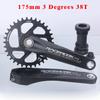 Набор шатунов RACEWORK GXP Mtb, моноплатные шатуны для велосипеда, встроенная свеча Pe 1 Crown, горный велосипед, Hollowtech, соединение