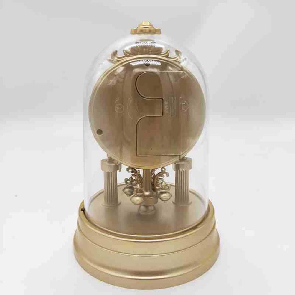 Classic Vintage Clock European Style Desk Antique Clock with Pendulum and Chime