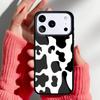 Модный Чехол для Телефона с Принтом Коровьи Пятна Леопард для iPhone 17 16 15 14 13 Pro Max Задняя Крышка для 12 11 Pro Coque
