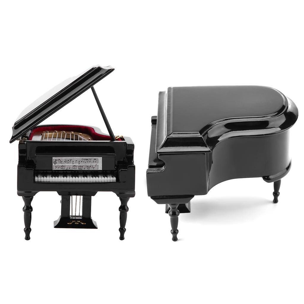Piano Model Piano Display Piano Ornament Exquisite Wooden Desktop Decor with ly Painted for