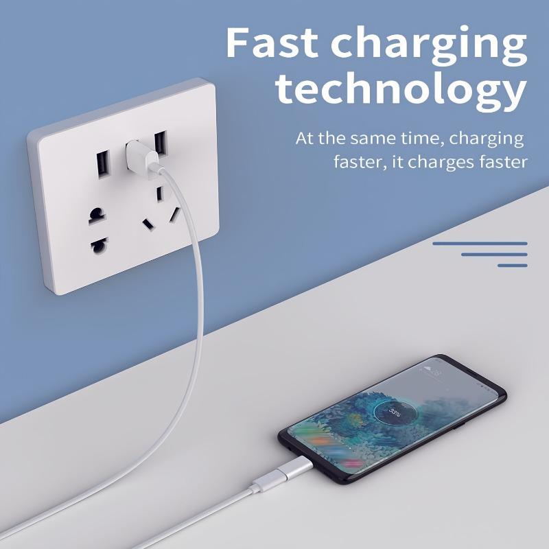 Комплект из 1 шт., адаптер Lightning Female to USB C Male, подходит для зарядки и передачи данных