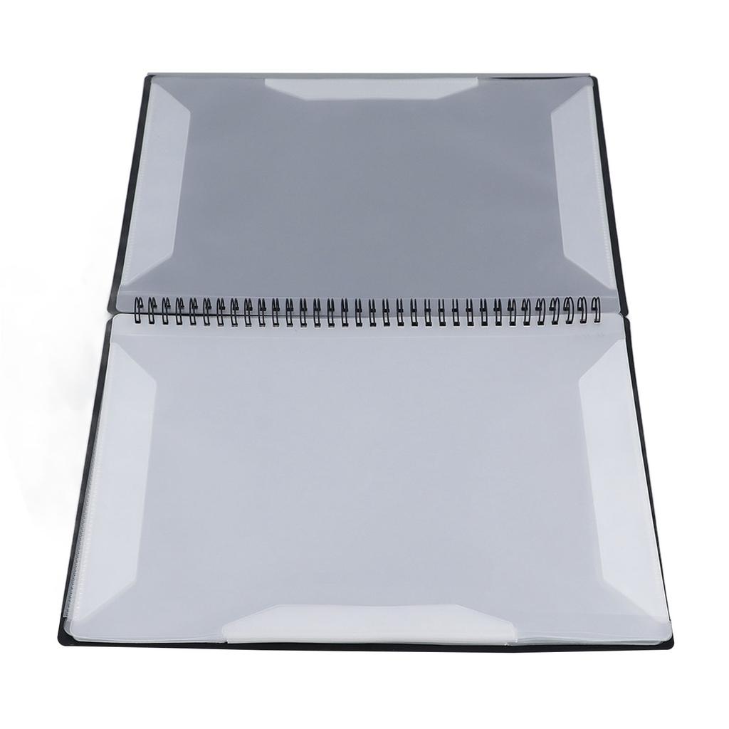 Sheet Music Folder A4 Writeable Detachable Waterproof Music Loose Leaf Binder 40 Pages Capacity