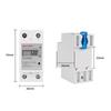 SINOTIMER WDS688 Smart WiFi Single-Phase Power Meter Mobile APP Home Rail Meter 5-60A 230V