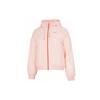 Windproof Warm Woven Insert Cotton Jacket Women Jackets Pink 1355839-658