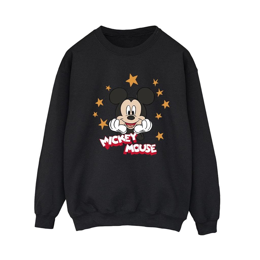 Disney Womens/Ladies Mickey Mouse Stars Sweatshirt