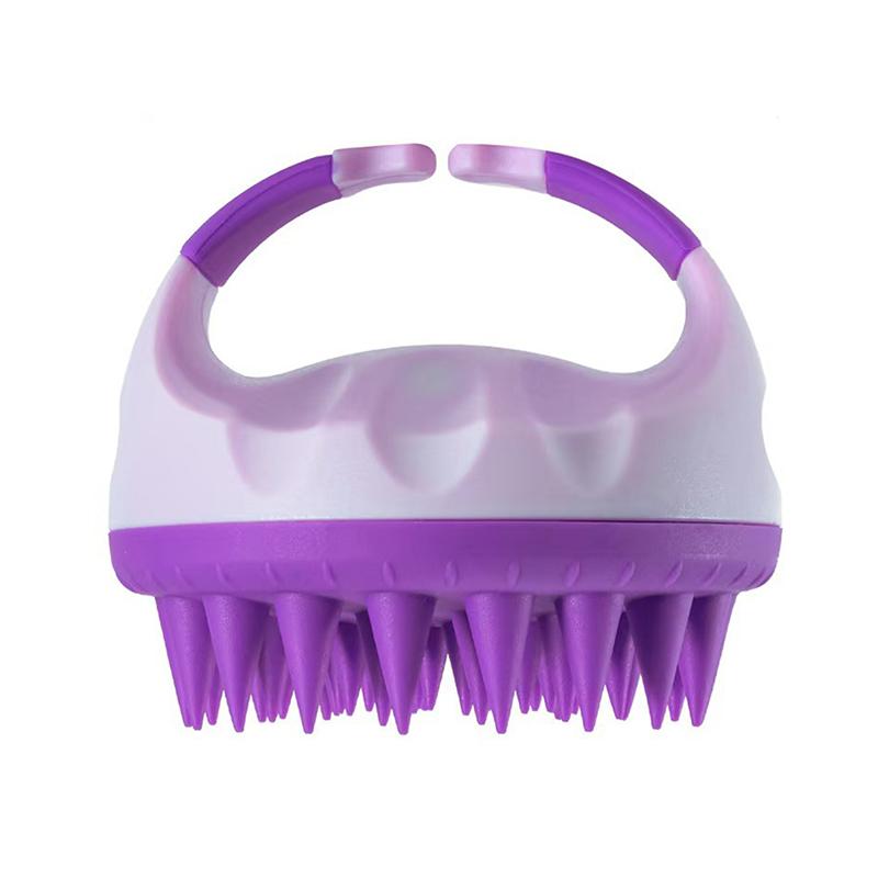 Массажер для кожи головы Шампунь Щетка для мытья волос Щетка для кожи головы Мягкий силиконовый массажер для кожи головы Расческа для волос Для удаления перхоти Щетка для шампуня