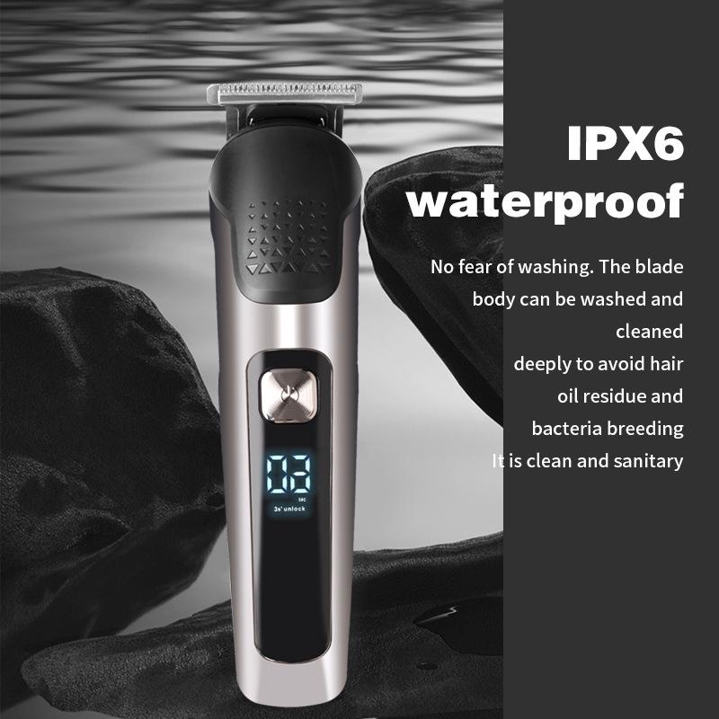 Universal LCD Electric Hair Clipper Set: Hot-Selling for Carving & Styling